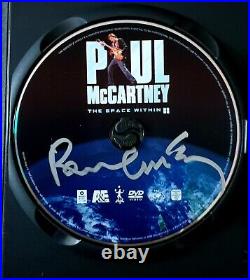 Paul Mccartney Hand Signed Dvd. In Person Rare
