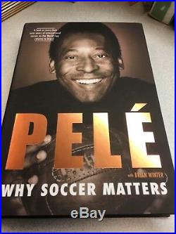 Pele Signed Book Soccer Star In Person Autograph Why Soccer Matters Sports