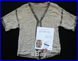 Personal LORETTA LYNN Signed STAGE WORN Beaded Top with LL AUTOGRAPH & PSA/DNA COA