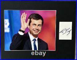 Pete Buttigieg Signed In Person 11x14 Matted Autograph & Photo Authentic
