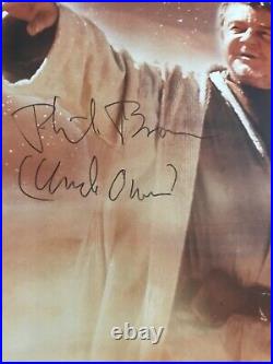 Phil Brown Star Wars Autograph Signed 10x8 Photograph (his personal Photos)