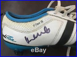 Phil Neville Everton Manchester Utd England personalised signed match worn boots