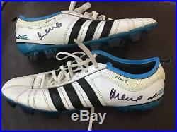 Phil Neville Everton Manchester Utd England personalised signed match worn boots