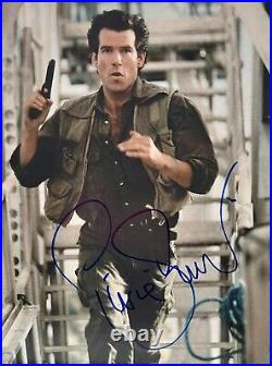 Pierce Brosnan HAND SIGNED 10x8 James Bond 007 Photograph IN PERSON COA RARE