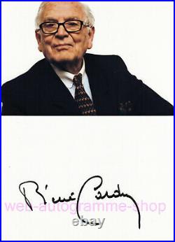 Pierre Cardin (?) Fashion-Signed In Person Autograph 2008 Autograph 15 x 20 cm
