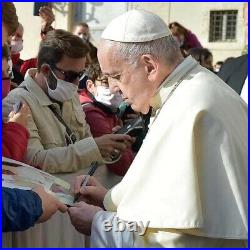 Pope Francis Hand Signed Autographed LP VINYL IN PERSON PROOF Rare! Vatican