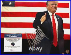 President DONALD TRUMP (Signed 8x10 inch) Original Autograph withCOA MAGA