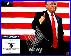 President DONALD TRUMP (Signed 8x10 inch) Original Autograph withCOA MAGA