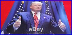 President Donald Trump signed 8x10 photo In-person with COA. PSA passable