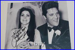 Priscilla Presley Elvis Ex Wife Signed Autographed Black White Photo Personalize