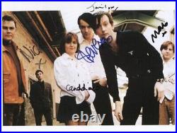 Pulp (Band) Jarvis Cocker + 4 Others Signed Photo 100% Genuine in Person + COA
