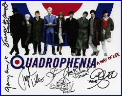 QUADROPHENIA multi in person signed 10x8 7 cast members (b)