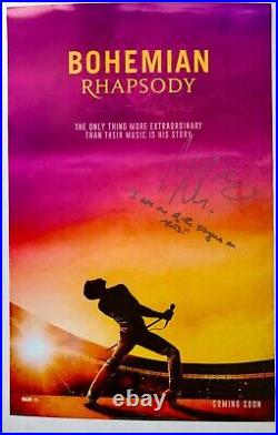 QUEEN / Marc Martel/ Bohemian Rhapsody in-person signed 11 x14 Movie Poster