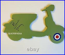 Quadrophenia Handmade Wooden Plaque Signed In Person By Phil Daniels