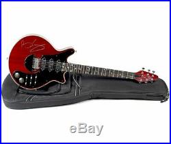 Queen Brian May In Person Autographed Signed Bmg Electric Guitar Antique Cherry