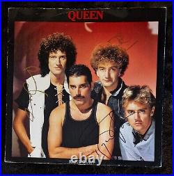 Queen'Radio Gaga' 12 single, hand signed in person by 3 members