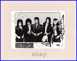 Queensrÿche / SIGNED PHOTO / Rock Group / IN-PERSON 100 % ORIGINAL //