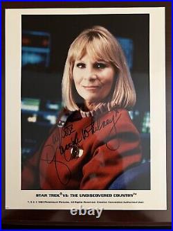 RARE AUTOGRAPHED HAND SIGNED IN PERSON GRACE LEE WHITNEY 8x10 COLOR WITH COA