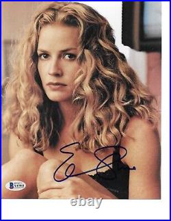 RARE Elisabeth Shue Hand Signed In Person Autographed Photo Sexy Beckett BAS COA