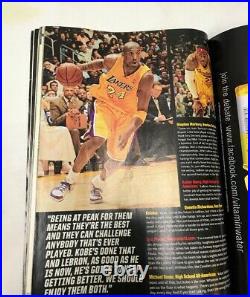 RARE! Kobe Bryant Lebron James Signed In Person Autographed Slam Magazine