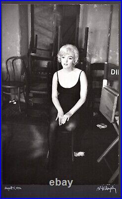 RARE MARILYN MONROE BOB WILLOUGHBY 16x20 SIGNED PRIVATE PERSONAL COPY PHOTO