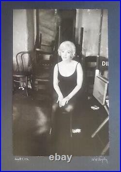 RARE MARILYN MONROE BOB WILLOUGHBY 16x20 SIGNED PRIVATE PERSONAL COPY PHOTO