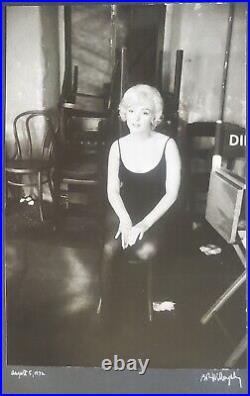 RARE MARILYN MONROE BOB WILLOUGHBY 16x20 SIGNED PRIVATE PERSONAL COPY PHOTO