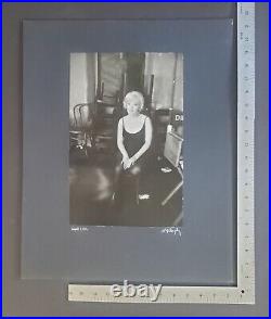 RARE MARILYN MONROE BOB WILLOUGHBY 16x20 SIGNED PRIVATE PERSONAL COPY PHOTO