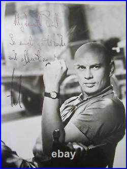 RARE Yul Brynner IN PERSON AUTOGRAPH signed 8x10 photograph TO MY DAD! OOAK RARE