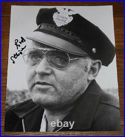 ROD STEIGER SIGNED HEAT OF THE NIGHT 10x8 AUTOGRAPH PHOTO IN PERSON UACC DEALER