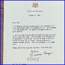 RONALD REAGAN PSA/DNA Autograph Personal Letter SIGNED 1989