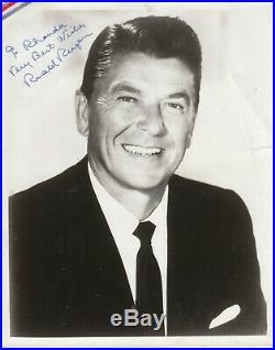 RONALD REAGAN SIGNED and Personalized Photo