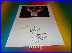 RONNIE JAMES DIO Signed Signed Autograph Autograph Lettercard + Picture in Person