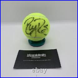 Rafael Nader SIGNED FULL AUTOGRAPH TENNIS LEGEND CHAMPION NEW BALL WITH COA