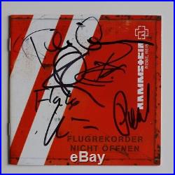 Rammstein signed Reise, Reise CD Autogramm Autograph In Person All Band Members