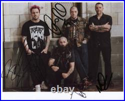 Rancid (Punk Band) Fully Signed Photo Genuine In Person Tim Armstrong + COA