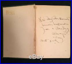 Rare Cary Grant Hand Signed Personal Inscription To His Roommate