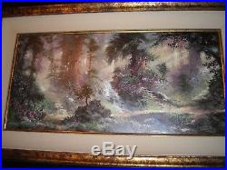 Rare James Coleman Alone in the Woods 15x30 signed and autographed 4/10 AP
