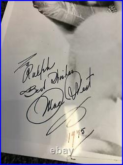 Rare Vintage Hollywood Mae West Autograph Signed Photo Personalized
