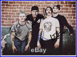 Red Hot Chili Peppers Fully Signed 8 x 10 Photo Genuine In Person