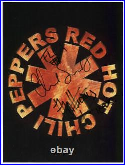 Red Hot Chili Peppers Signed 8 x 10 Photo Genuine In Person + Hologram COA
