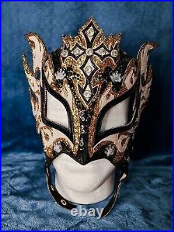 Rey Fenix Signed And Worn Mask in AEW it's Personalize With my Name