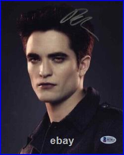 Robert Pattinson Twilight Autographed Signed 8x10 Photo Beckett BAS COA AFTAL