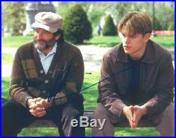 Robin Williams signed Damon' Good Will Hunting 8x10 photo. In Person Proof Rare