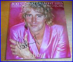 Rod Stewart Signed Vinyl LP Album Genuine In Person Hologram + COA Guarantee