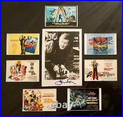 Roger Moore HAND SIGNED Photograph + ULTIMATE James Bond 007 Montage In Person