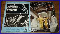 Roger Moore Signed Moonraker Cinema Programme N Person Uacc Dealer James Bond