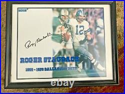Roger Staubach Autographed Auto Dallas Cowboys 8x10 Photo Signed In Person