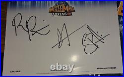 Roman Reigns Seth Rollins Dean Ambrose 8x10 Autograph Signed In Person