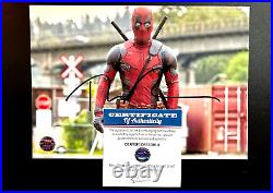 Ryan Reynolds (Deadpool) Signed 7x5 inch Photo Original Autograph withCOA